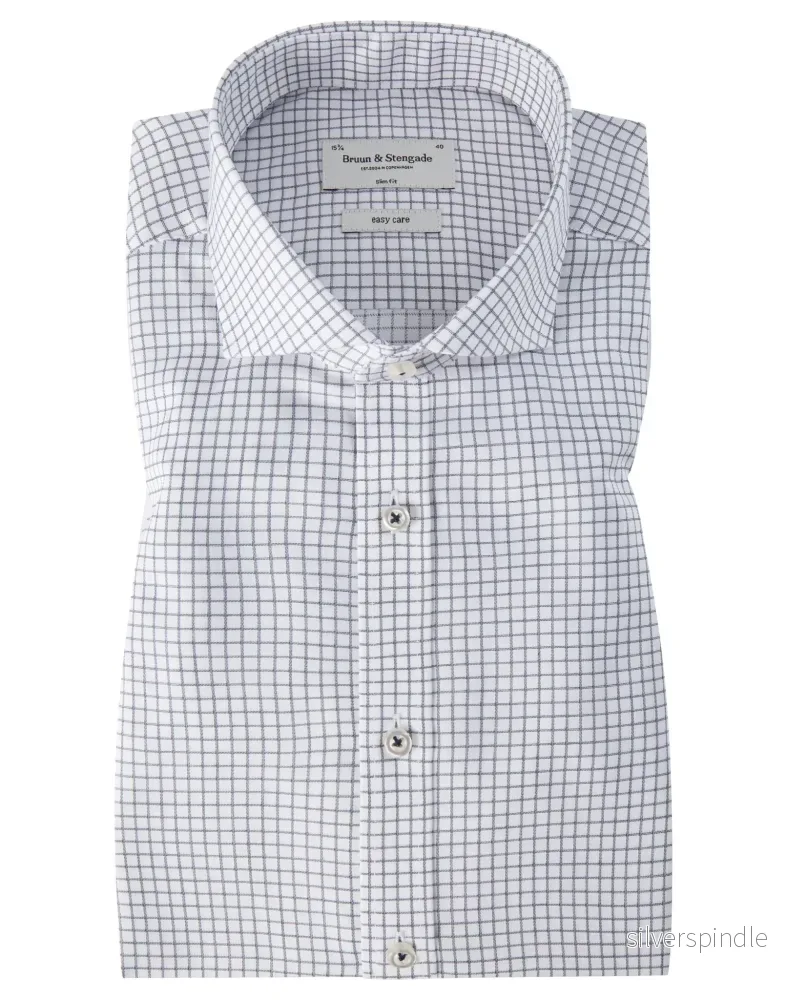 BS Bender Slim Fit Skjorta – White BS Bender Slim Fit Skjorta – White