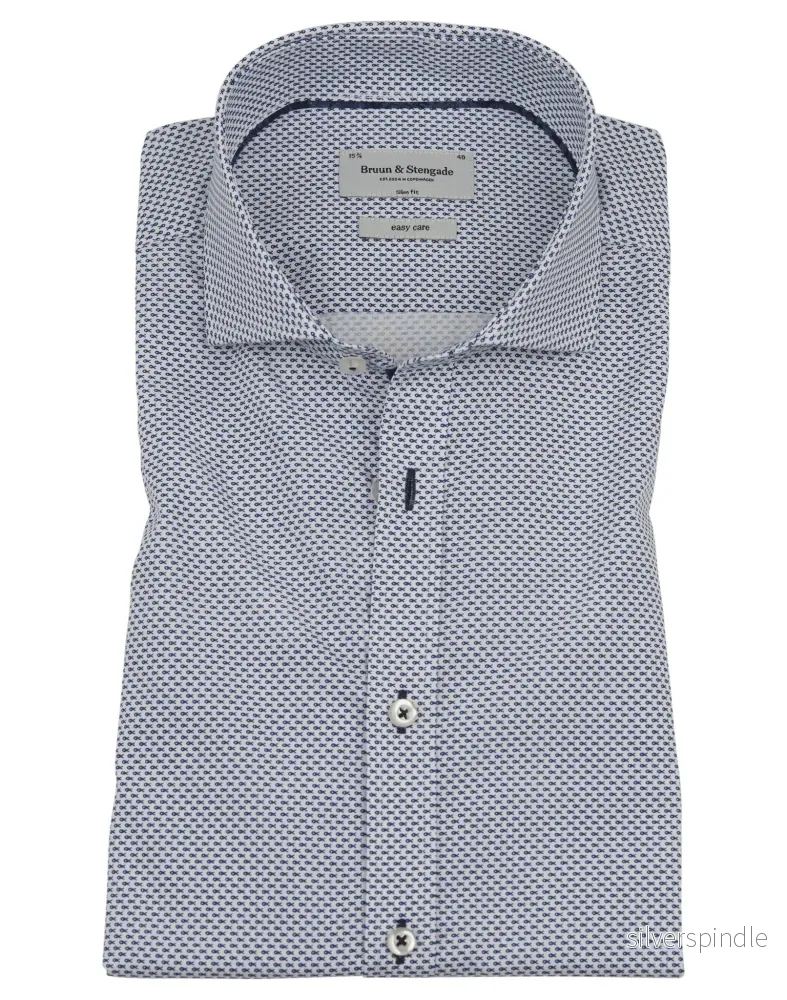 BS Skyler Slim Fit Skjorta – Navy