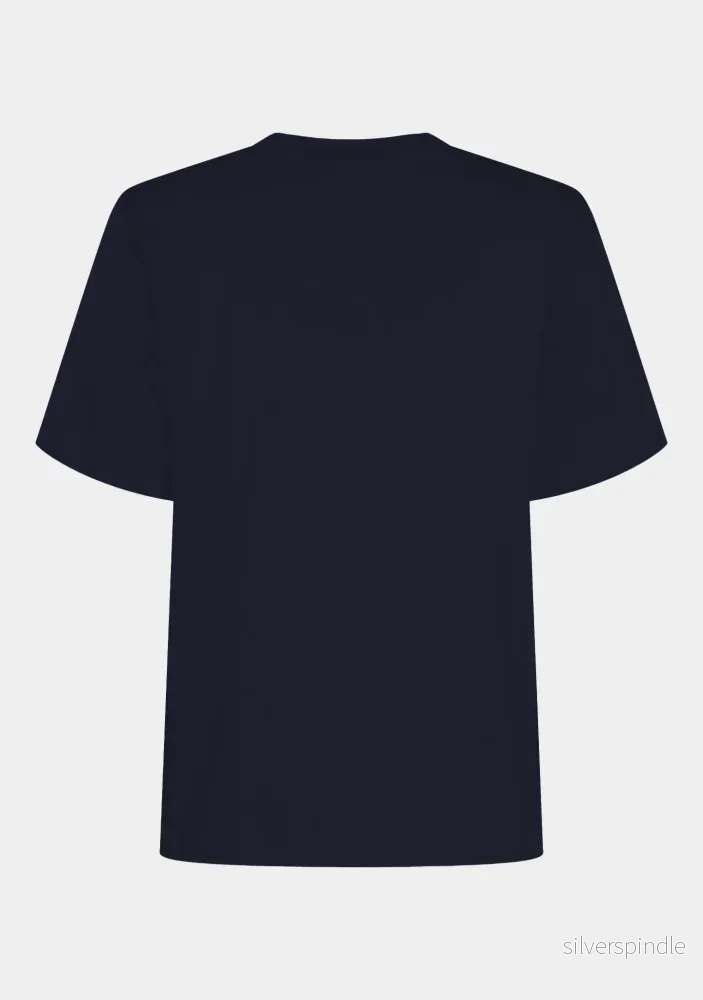 Gritt O-Neck T-Shirt - Navy - Bild 2