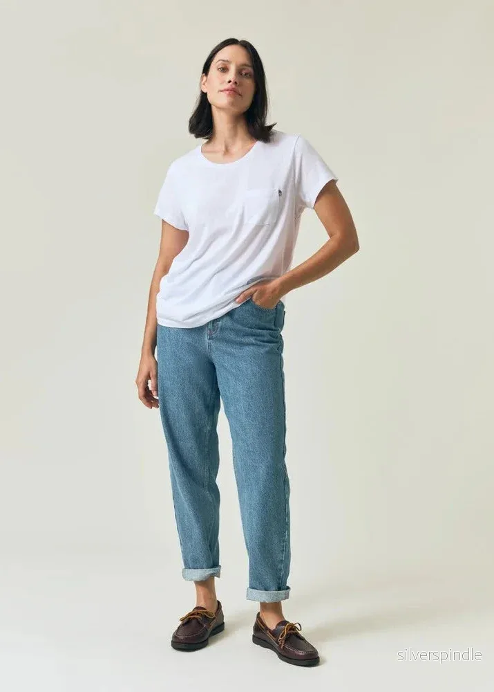 Lexington Ashley Jersey Tee White - Bild 2
