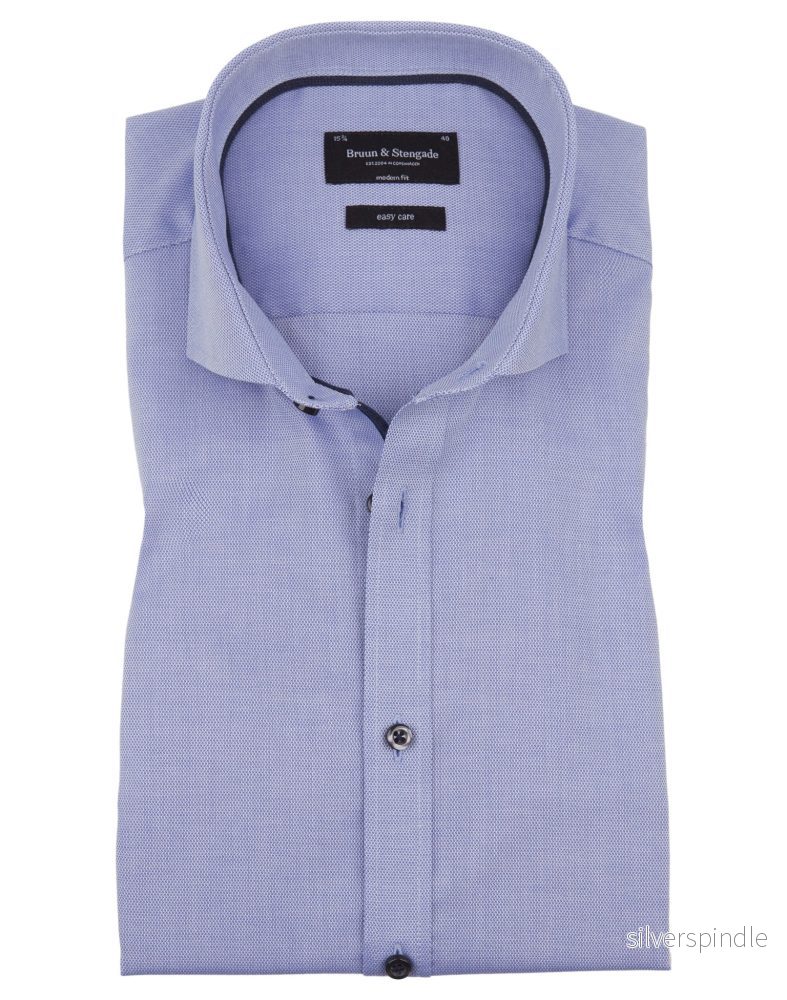 BS Origi Modern Fit Skjorta - Blue