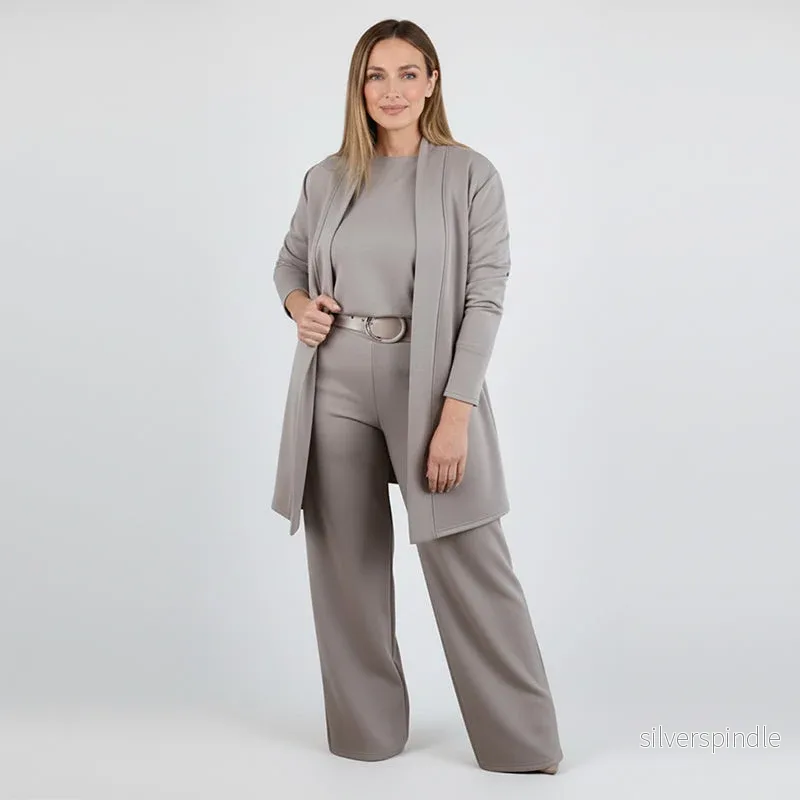 Mason | Chic Tredelat Set med Kofta och Byxor Mason | Chic Tredelat Set med Kofta och Byxor