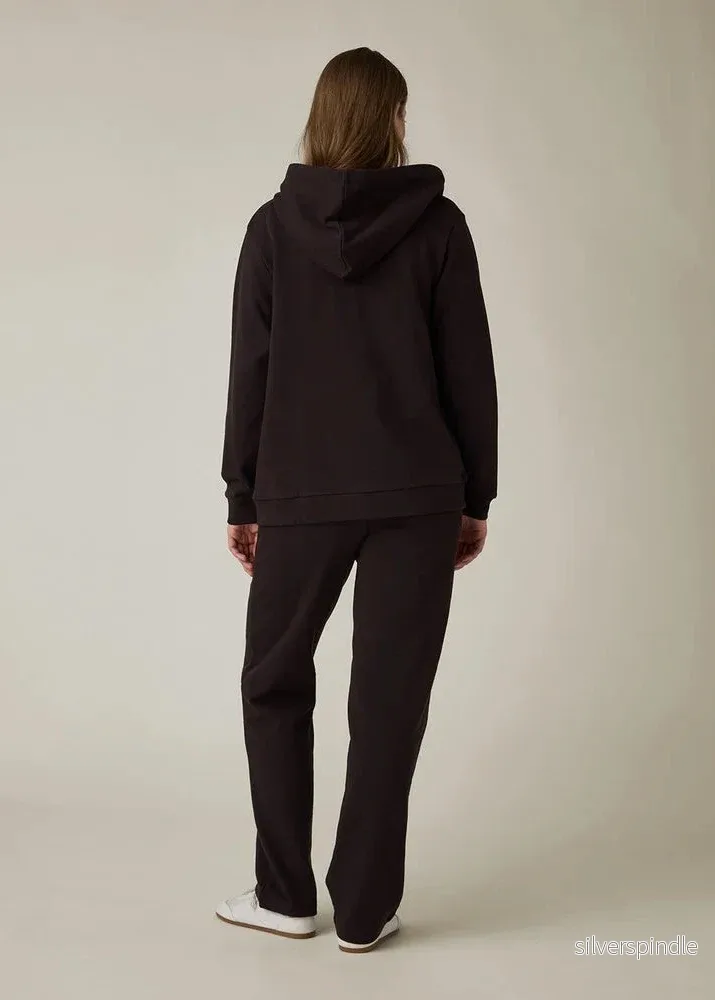 Lexington Logo Zip Hood Dark Brown - Bild 3