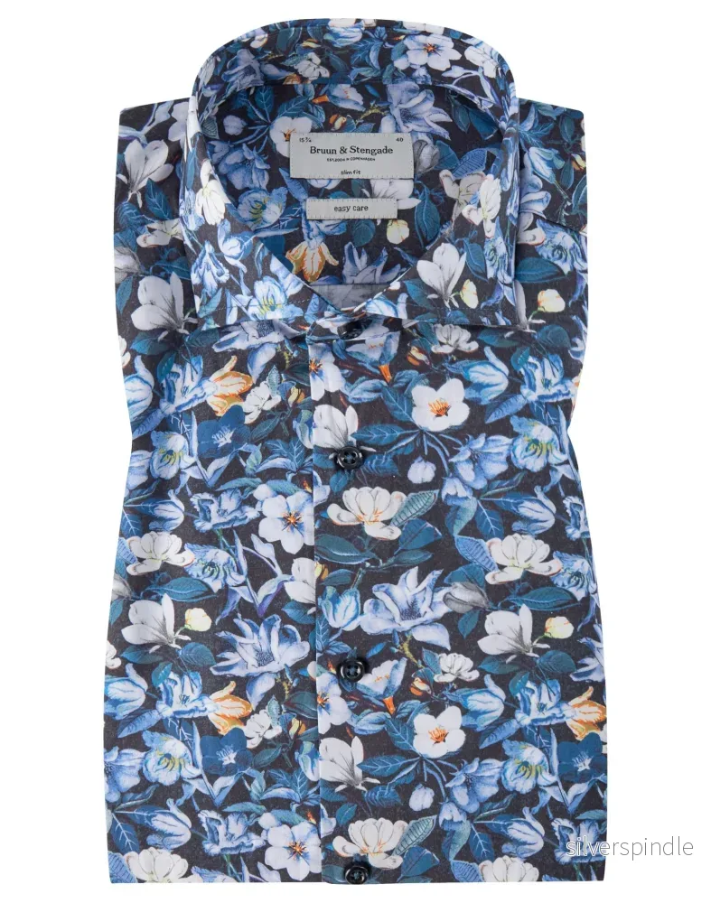 BS Vance Slim Fit Skjorta – Blue BS Vance Slim Fit Skjorta – Blue