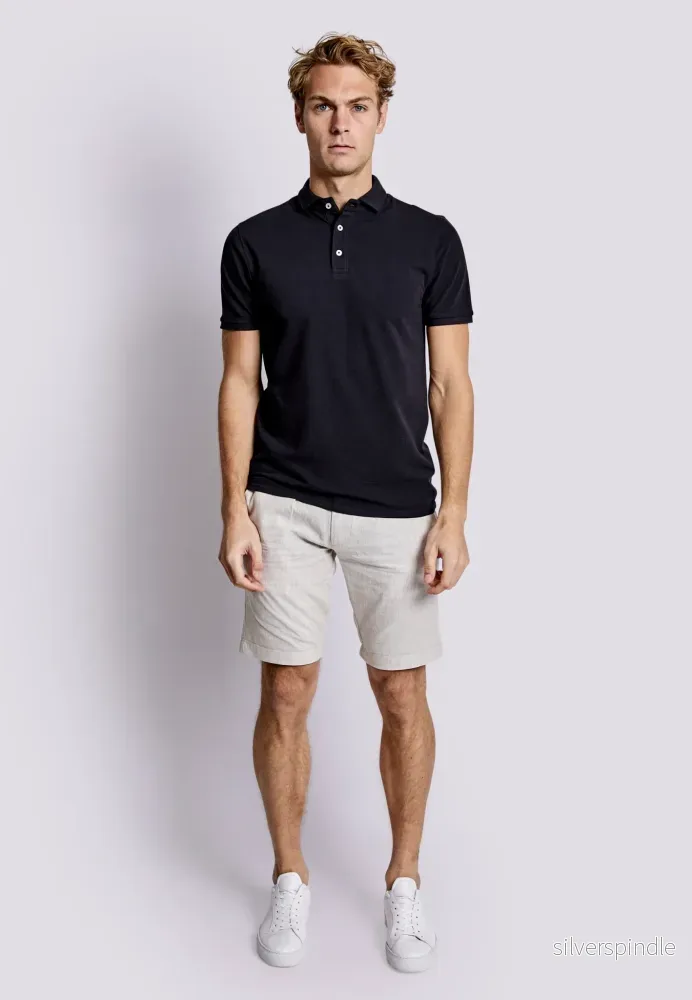 BS Monir Regular Fit Piké - Black - Bild 3