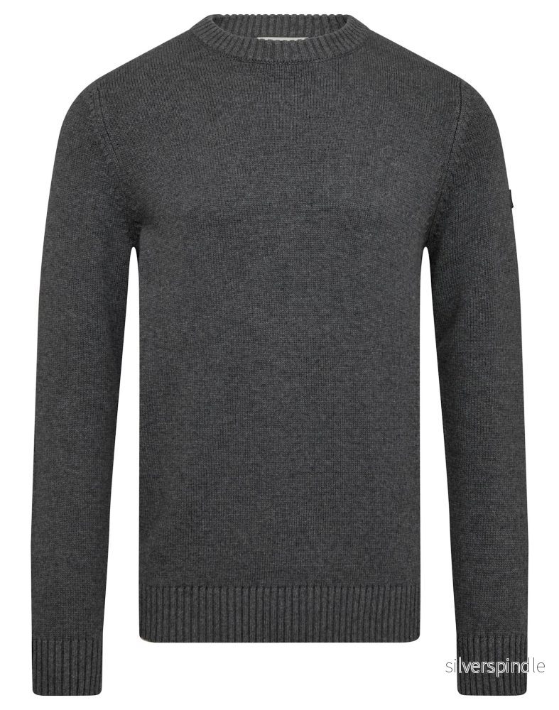 BS Thorstein Regular Fit Stickat – Grey BS Thorstein Regular Fit Stickat – Grey