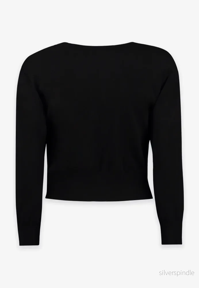 ANETTE CARDIGAN - Black - Bild 2