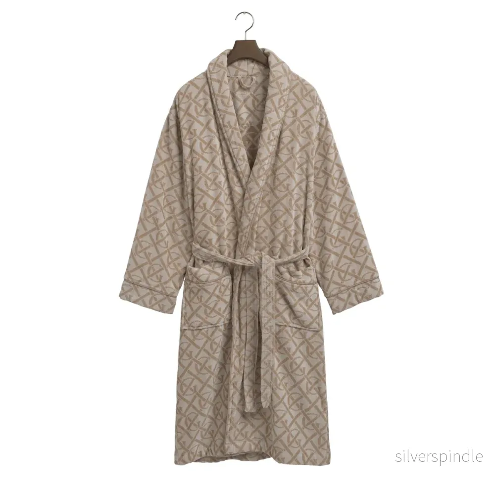 GANT Monogram Morgonrock GANT Monogram Morgonrock