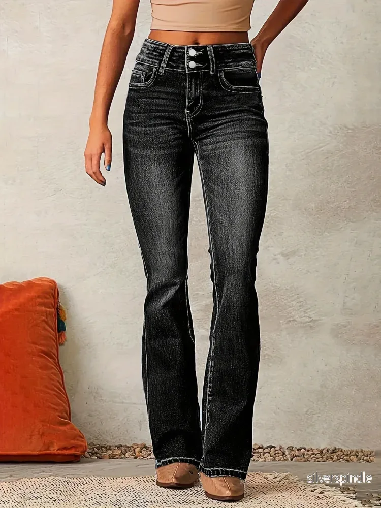 Olivia | Modern Hög Midja Skinny Jeans - Bild 2