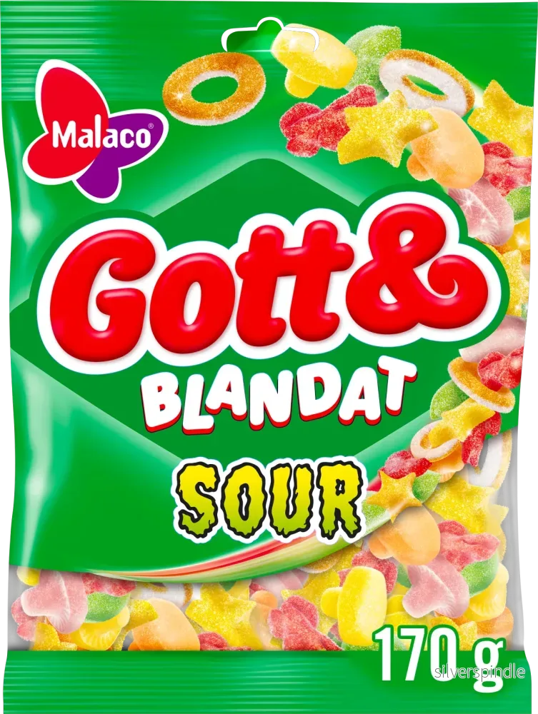 Malaco Gott & Blandat Sur 27x170g