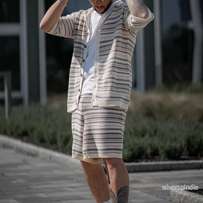 Mason | Avslappnat Sommar Tvådelat Shorts Set