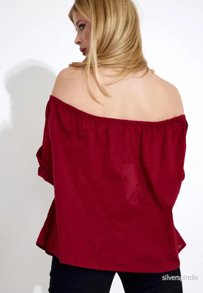 BLOUSE SLEEVELESS - Röd - Bild 2