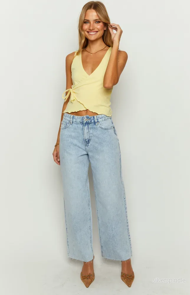 Emma | Trendiga Vida Boyfriend-jeans med Rå Kant - Bild 2